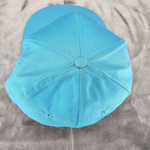 Vintage Miami Dolphins Hat AJD Snapback Teal Orange Team NFL Cotton Cap 90s - Picture 8 of 10